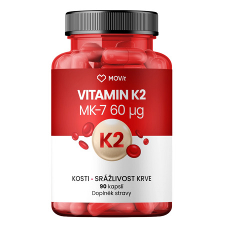 MOVit Vitamín K2 MK-7 60 µg 90 kapsúl