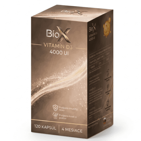 BIOX Vitamín D3 4000 UI 120 kapsúl
