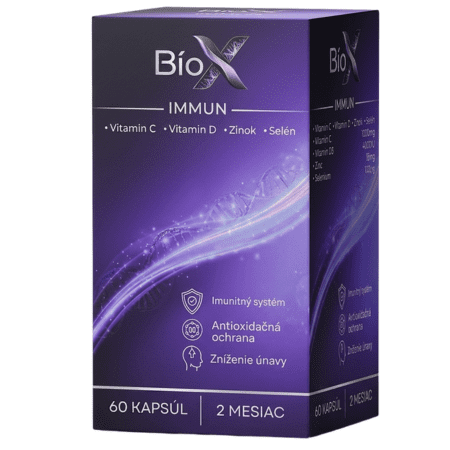 BioX BIOX Immun Vitamín C + vitamín D + zinok + selén 60 kapsúl