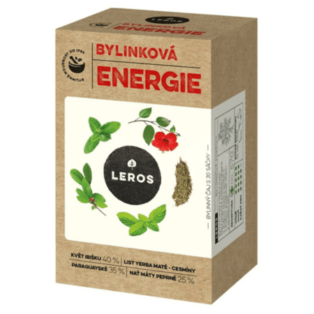 LEROS Bylinková energia bylinný čaj 20 x 2 g