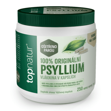 TOPNATUR TOPNATUR Psyllium vláknina 250 kapsúl