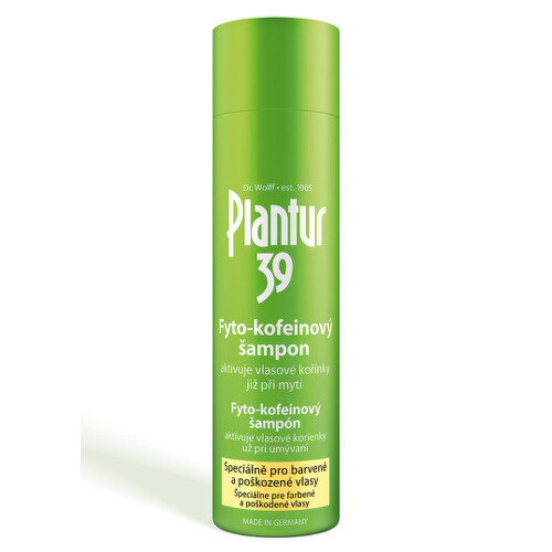 E-shop PLANTUR 39 Fyto-kofeinový šampón pre farbené vlasy 250 ml