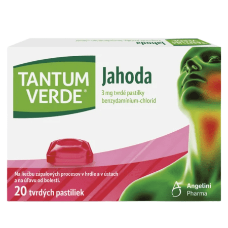 TANTUM VERDE Jahoda 3 mg 1 x 20 ks