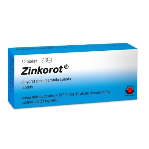 E-shop ZINKOROT 25 mg 50 tabliet