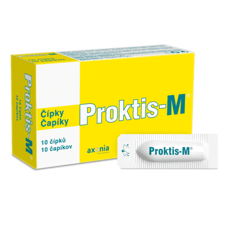 E-shop PROKTIS-M Rektálne čapíky 10 ks