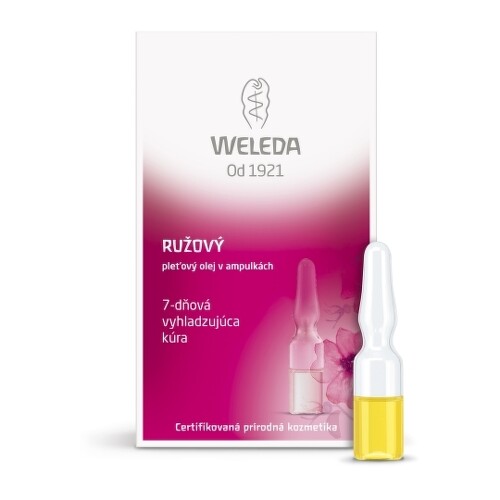 E-shop WELEDA Ružový pleťový olej v ampulkách 7 x 0,8 ml