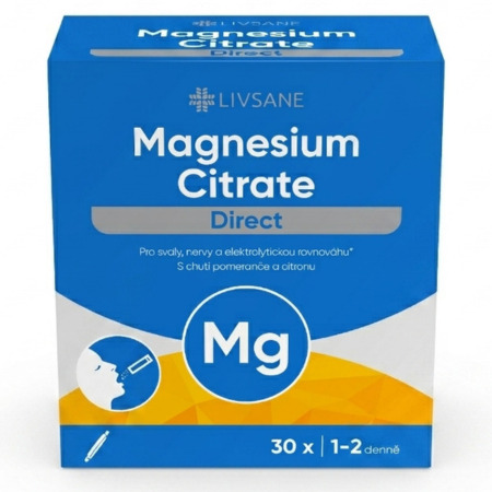 LIVSANE Magnesium citrat direct 30 vrecúšok