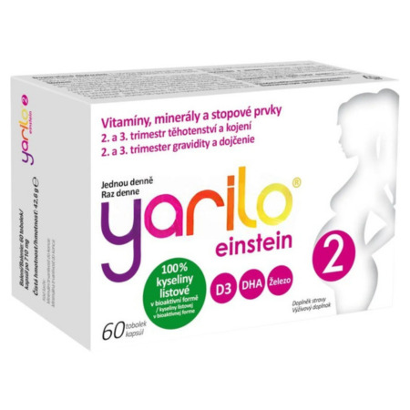 Yarilo YARILO Einstein 2,3 trimester tehotenstva a dojčenie 60 kapsúl