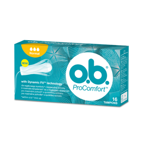 E-shop O.B. ProComfort normal hygienické tampóny 16 ks