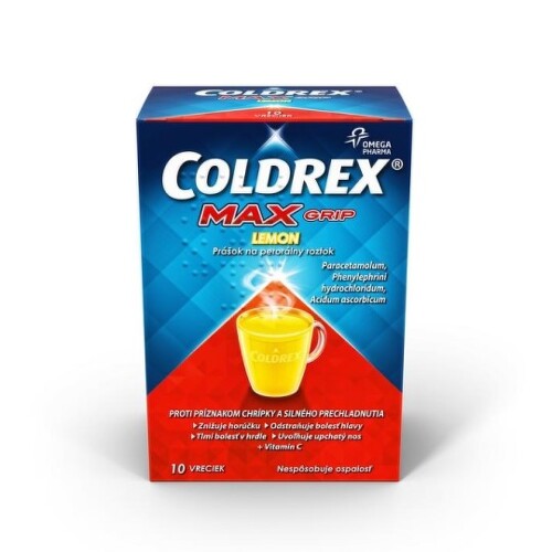 E-shop COLDREX MaxGrip lemon 10 vrecúšok