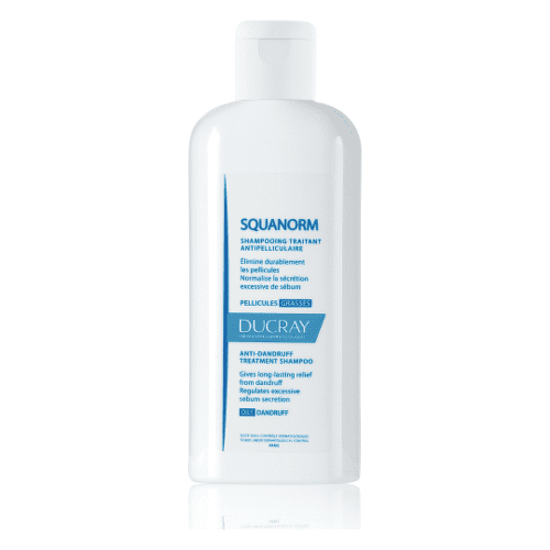 E-shop DUCRAY Squanorm šampón proti mastným lupinám s dlhotrvajúcim účinkom 200 ml