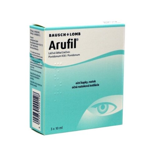 E-shop ARUFIL Očná roztoková instilácia 3 x 10 ml