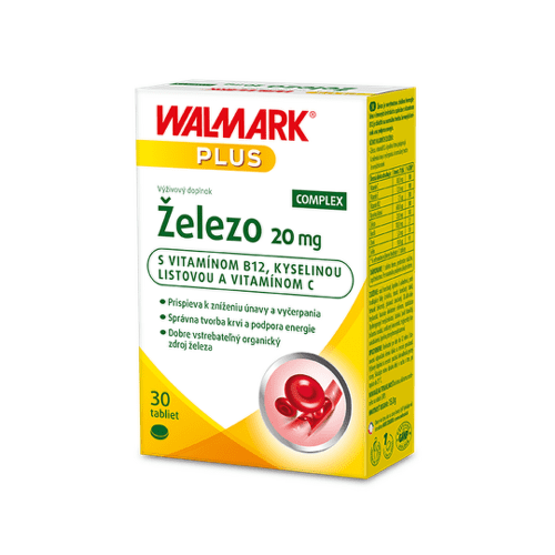 E-shop WALMARK Železo complex 20 mg 30 tabliet