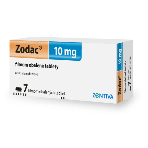 E-shop ZODAC 10 mg 7 tabliet