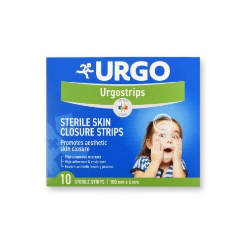 E-shop URGO Urgostrips sterilné samolepiace chirurgické stehy 100 x 6 mm 10 kusov