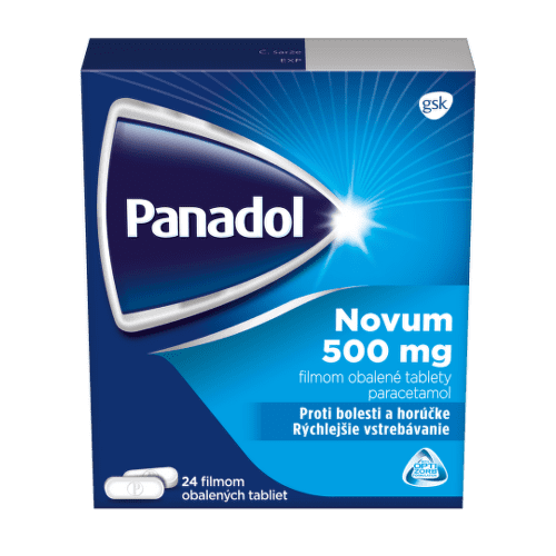 E-shop PANADOL Novum proti horúčke a bolesti 24 tabliet