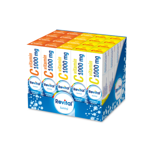 E-shop REVITAL Vitamín C 1000 mg šumivý mix box 1 set