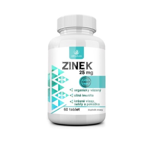 E-shop ALLNATURE Zinok 25 mg 60 tabliet