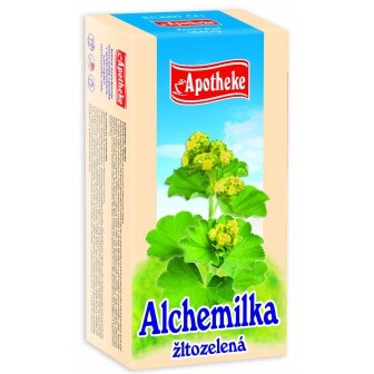 E-shop APOTHEKE Čaj alchemilka žltozelená 20 x 1,5g