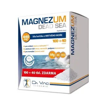 E-shop DA VINCI Magnesium dead sea 100 tabliet + 40 ZADARMO