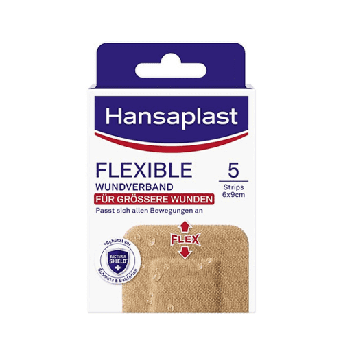 E-shop HANSAPLAST Flexible XXL náplasť elastická 6 x9 cm 5 ks