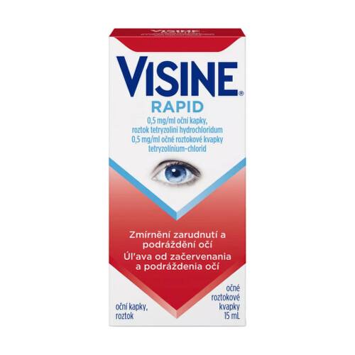 E-shop VISINE Rapid 0,5 mg/ml kvapky do očí 15 ml