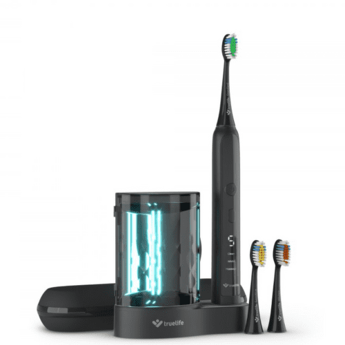 E-shop TRUELIFE Sonicbrush K150 UV sonická zubná kefka + nabíjacia základňa s UV sterilizátorom a puzdro set