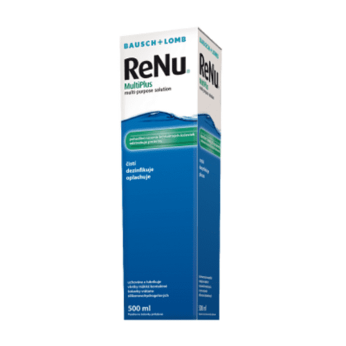 E-shop RENU Multiplus roztok na kontaktné šošovky modrý 500 ml