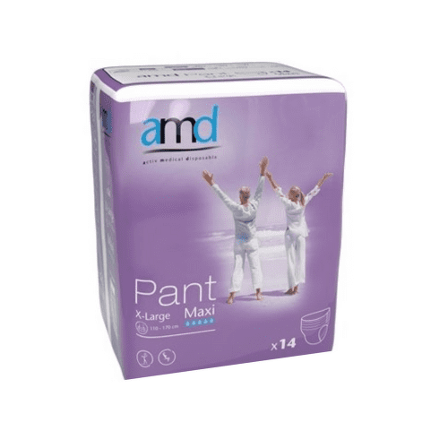 E-shop AMD Pant maxi XL plienkové nohavičky navliekacie obvod bokov120 - 170 cm nasiakavosť 2450 ml 14 ks