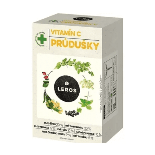 E-shop LEROS Vitamín C priedušky nálevové vrecká 30 g