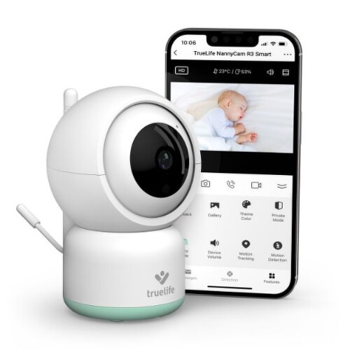 E-shop TRUELIFE Nannycam R3 smart digitálna video pestúnka 1 ks