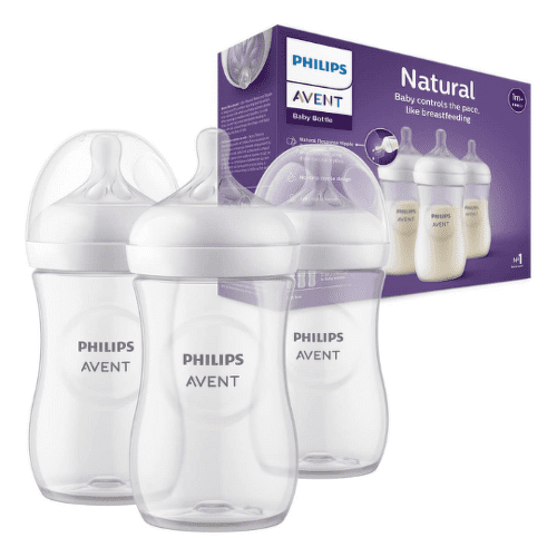 E-shop AVENT Fľaša natural response 260 ml priehľadná 1m+ 3 ks