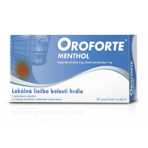 OROFORTE Menthol 20 ks