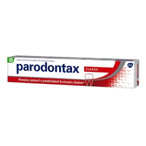 E-shop PARODONTAX Classic zubná pasta bez fluoridu proti krvácaniu ďasien 75 ml