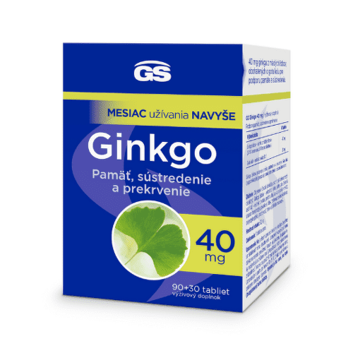E-shop GS Ginkgo 40 mg 120 tabliet