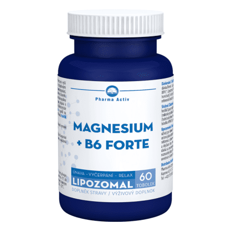 E-shop PHARMA ACTIV Lipozomal magnesium + B6 forte 60 kapsúl