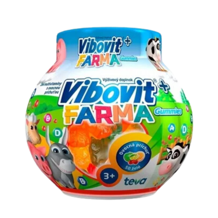 E-shop VIBOVIT+ Farma želé multivitamíny ovocná príchuť 200 g