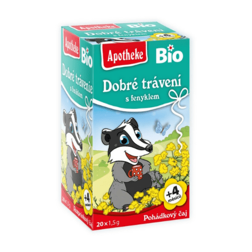 APOTHEKE Čaj detský Dobré trávenie BIO 20 vreciek kúpite na Benulekaren.sk