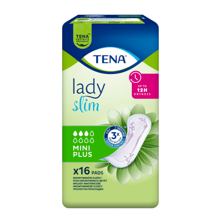 TENA Lady Slim Mini Plus inkontinenčné vložky 16ks kúpite na Benulekaren.sk