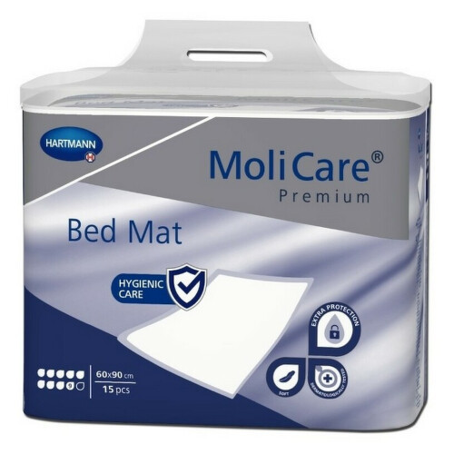 MOLICARE Premium Bed Mat Inkontinenčná podložka 9 kvapiek 60 x 90 cm 15 kusov kúpite na Benulekaren.sk