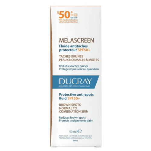 DUCRAY MELASCREEN Ochranný fluid SPF50+ proti pigmentovým škvrnám 50ml kúpite na Benulekaren.sk