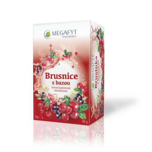 MEGAFYT Brusnice s bazou ovocný čaj 20x2g (40g) kúpite na Benulekaren.sk