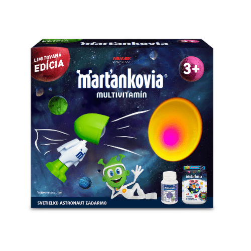 WALMARK Marťankovia multivitamín jeseň - zima set