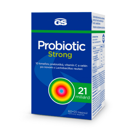 GS Probiotic strong 60 + 20 kapsúl