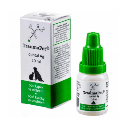 TRAUMAPET Ophtal Ag očné kvapky pre zvieratá 10 ml