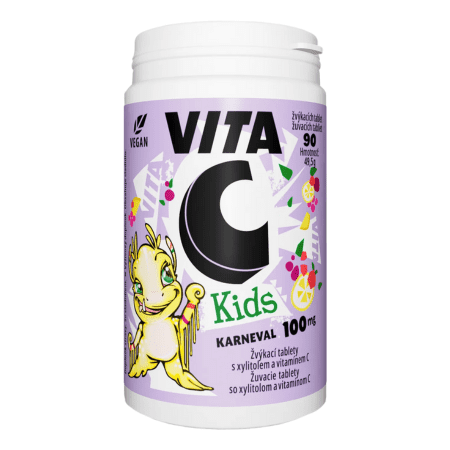 Vitabalans VITA C Kids KARNEVAL 100 MG 90 ks kúpite na Benulekaren.sk