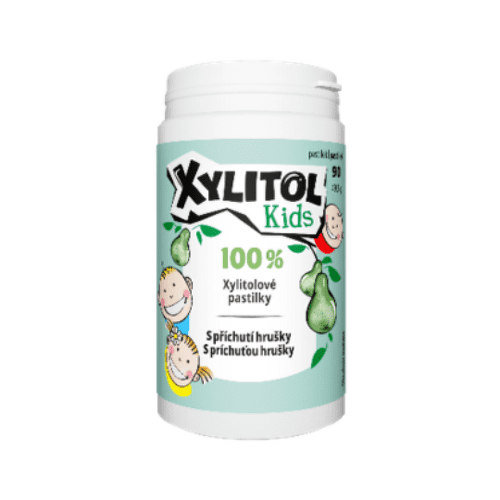 VITABALANS Xylitol kids xylitolové pastilky s príchuťou hrušky 90 ks