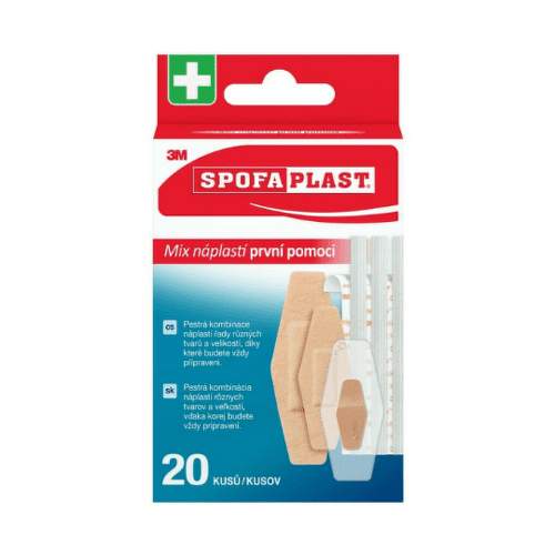 3M Spofaplast č.607 náplasti prvej pomoci mix 20 ks