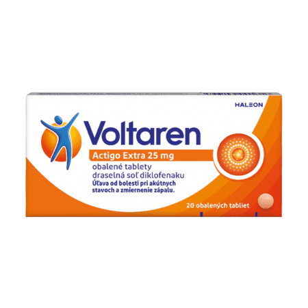 Voltaren Actigo Extra 25 mg tbl.obd.20 x 25 mg kúpite na Benulekaren.sk