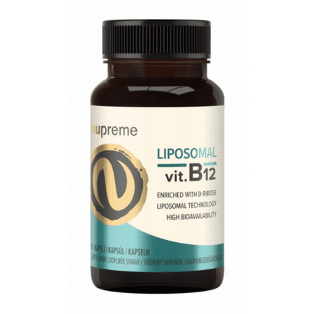 Nupreme Liposomal Vit. B12 kapsuly pre normálnu činnosť nervovej sústavy 30 cps kúpite na Benulekaren.sk